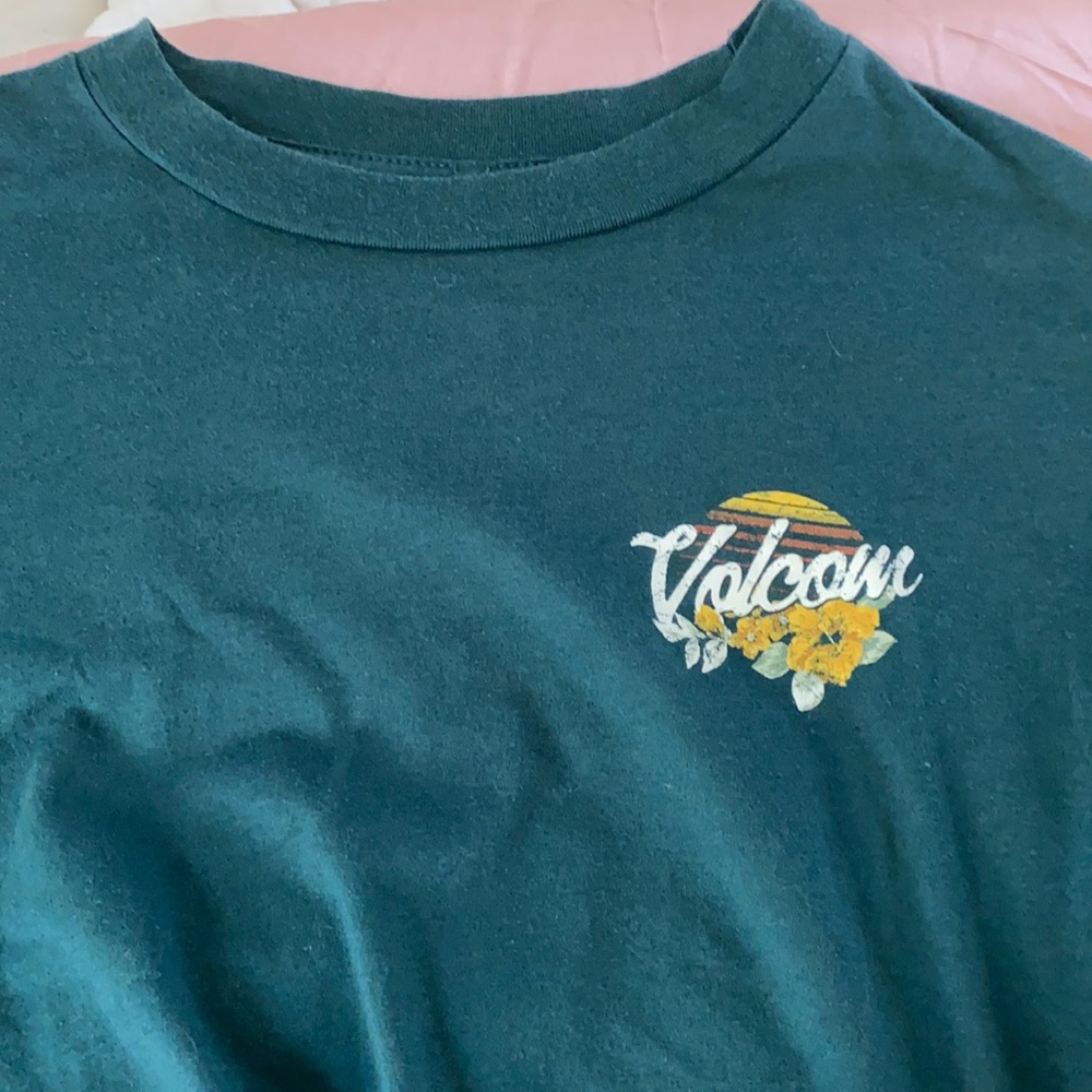 green volcom long sleeve